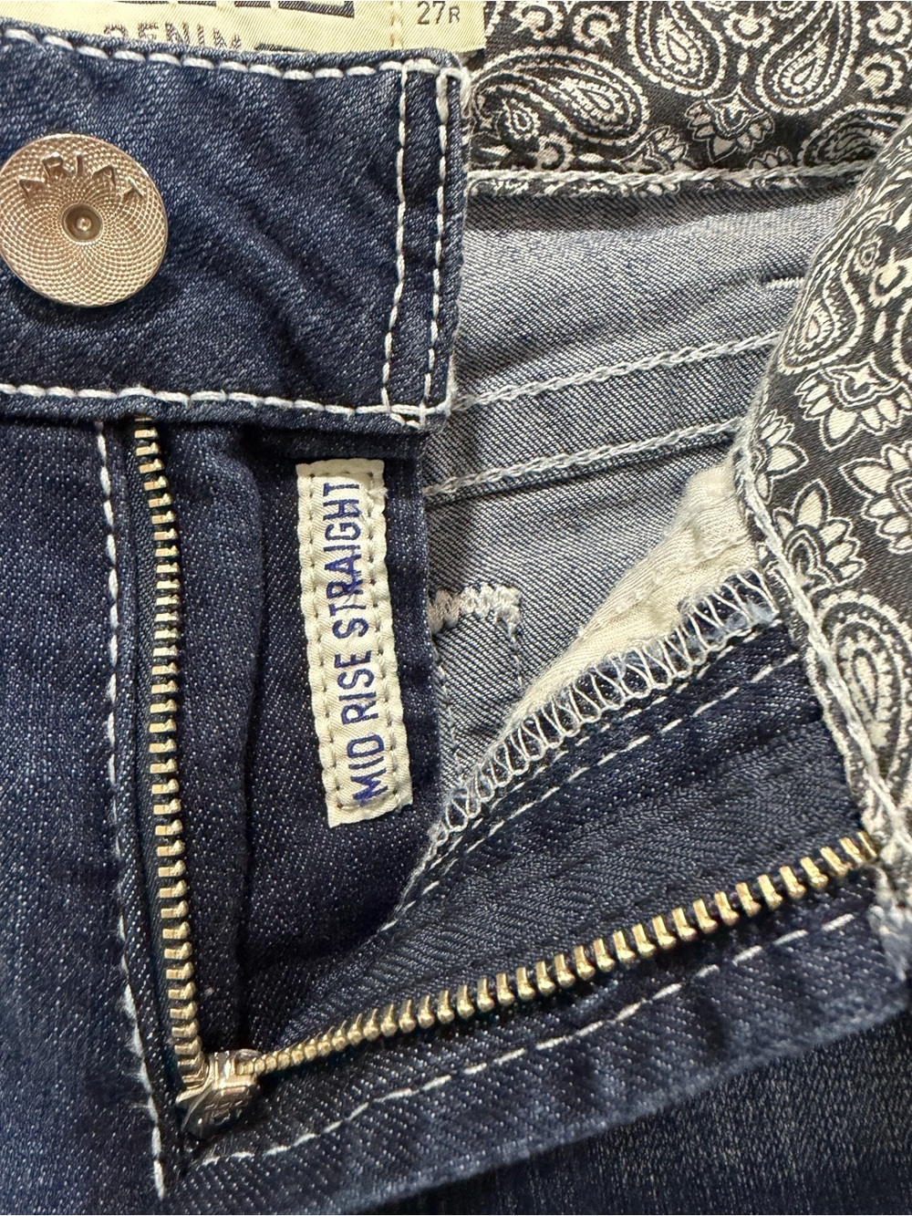 Ariat size 27 R Mid Ride Straight Leg Women's Jeans - Picture 4 of 8